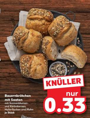 Bauernbrötchen mit Saaten
