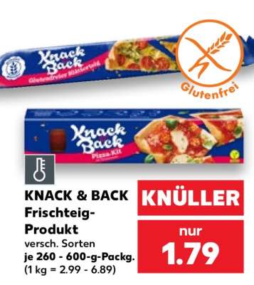 KNACK & BACK Frischteig-Produkt