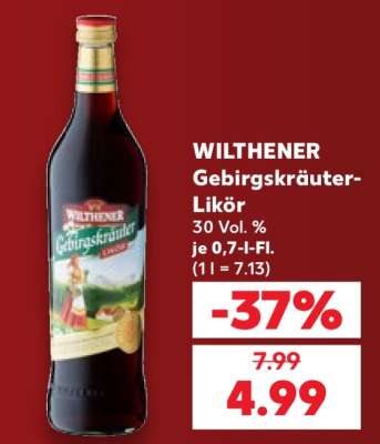 Wilthener Gebirgskräuter Likör