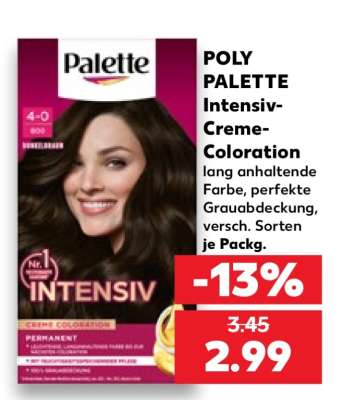 POLY PALETTE Intensiv- Creme-Coloration