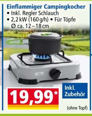 Einflammiger Campingkocher