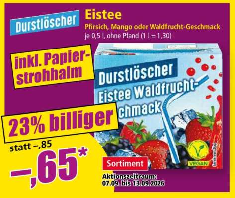DURSTLÖSCHER Eistee