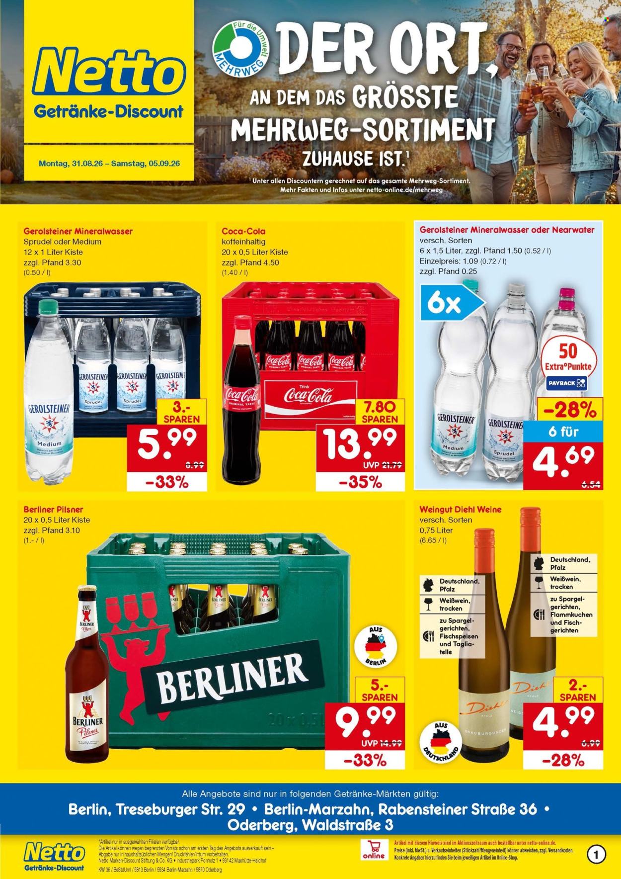 Netto Marken-Discount Prospekte  - 31.08.2026 - 5.09.2026. Seite 1
