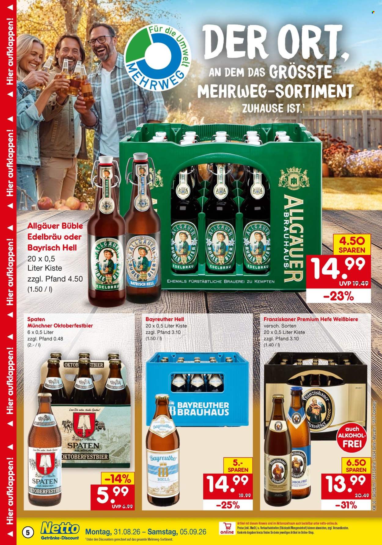 Netto Marken-Discount Prospekte  - 31.08.2026 - 5.09.2026. Seite 5