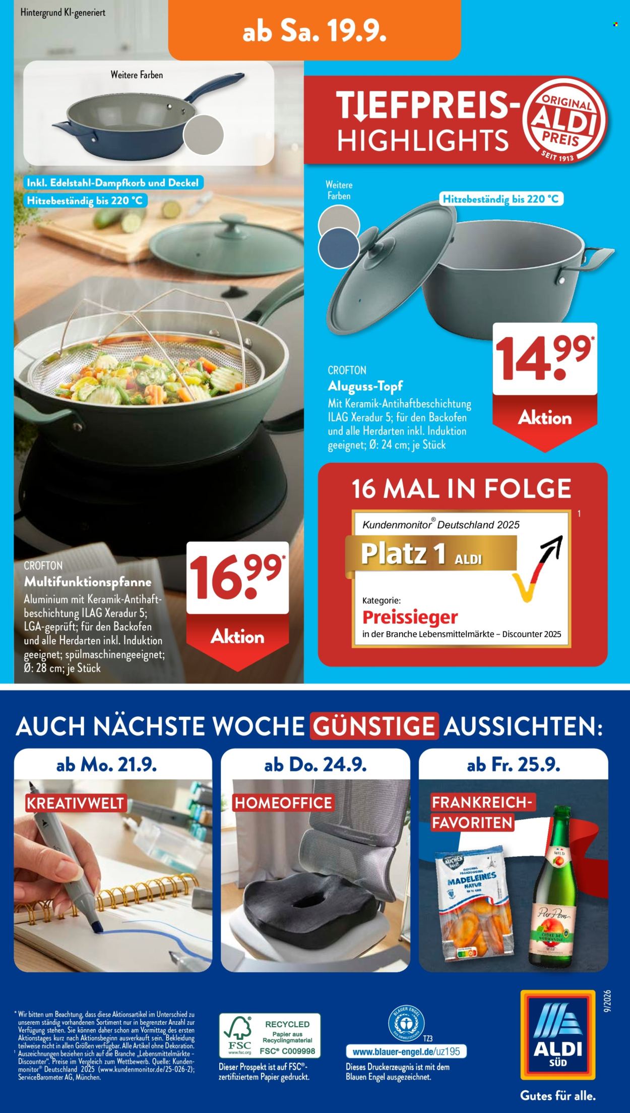 ALDI SÜD Prospekte  - 14.09.2026 - 19.09.2026. Seite 16