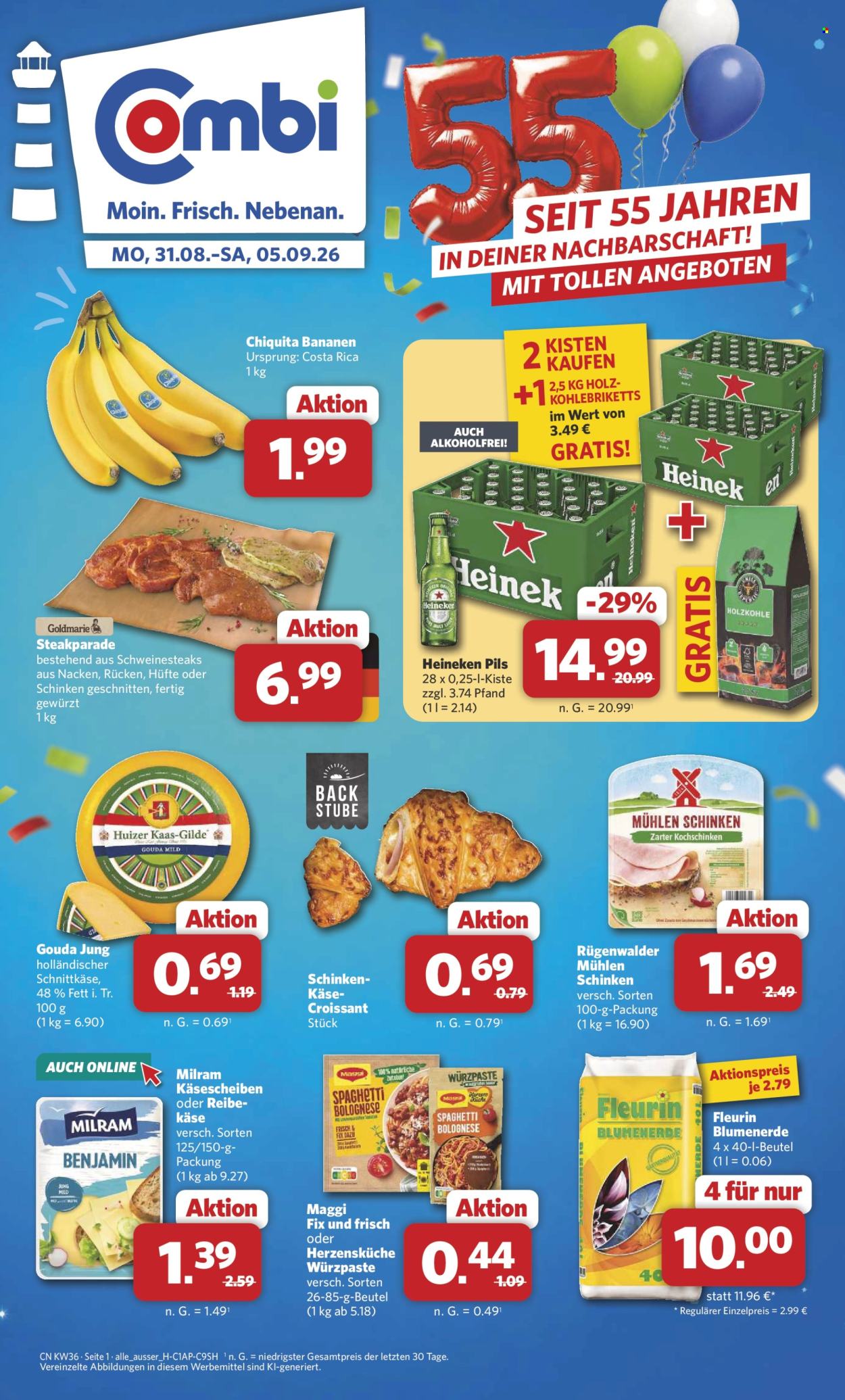 Combi Prospekte  - 31.08.2026 - 5.09.2026. Seite 1