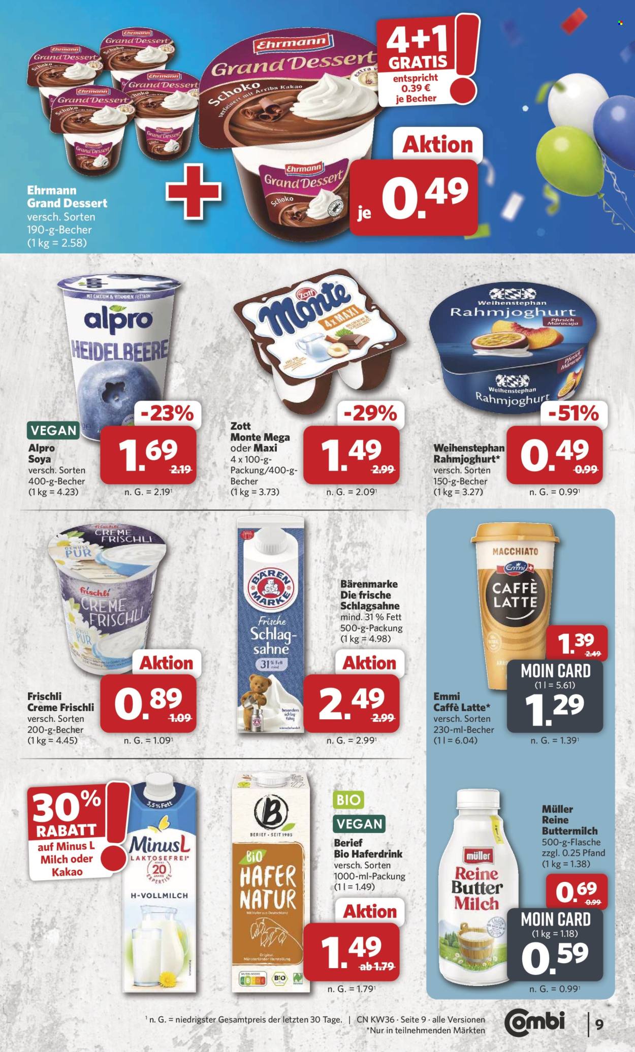 Combi Prospekte  - 31.08.2026 - 5.09.2026. Seite 9