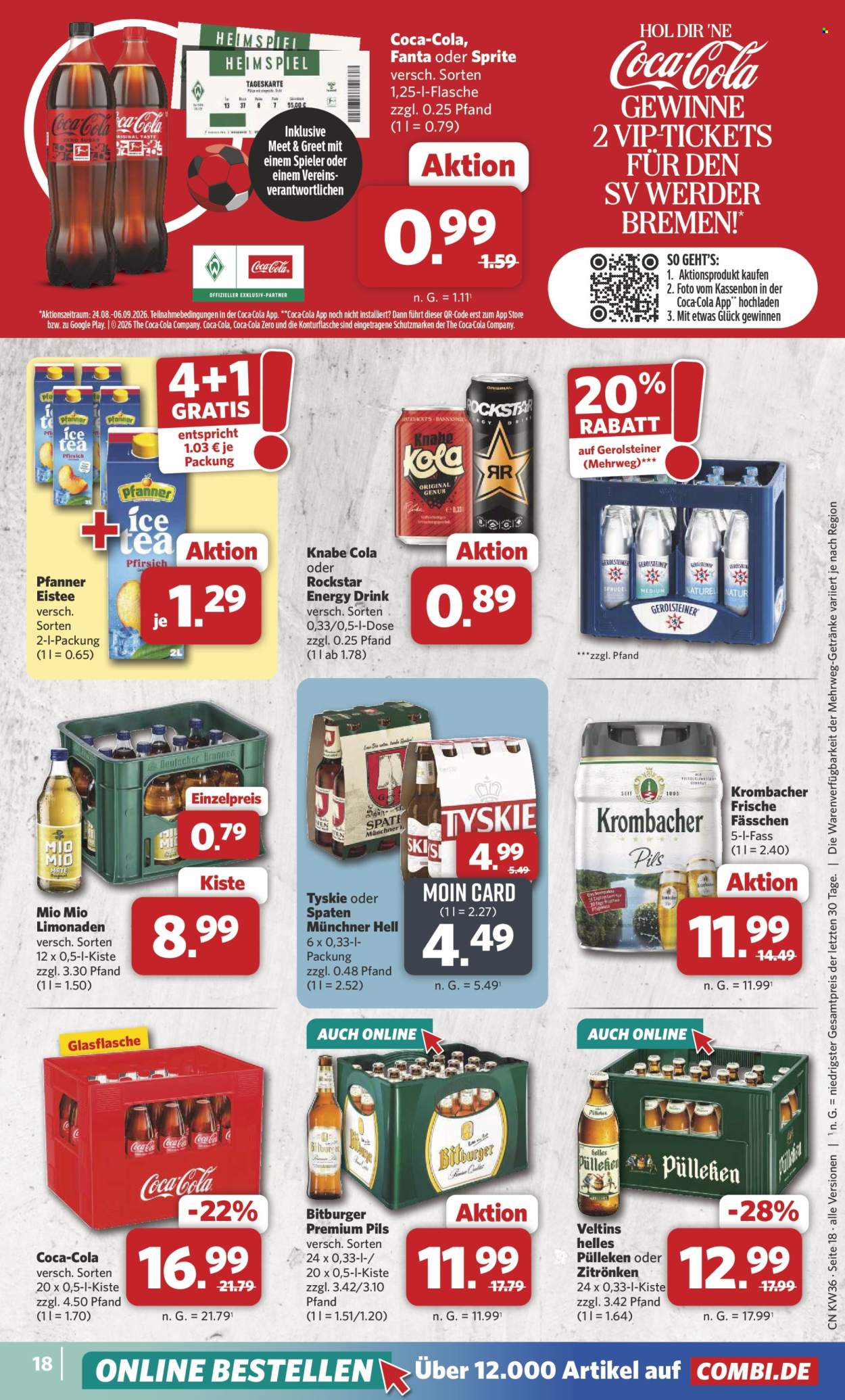 Combi Prospekte  - 31.08.2026 - 5.09.2026. Seite 18