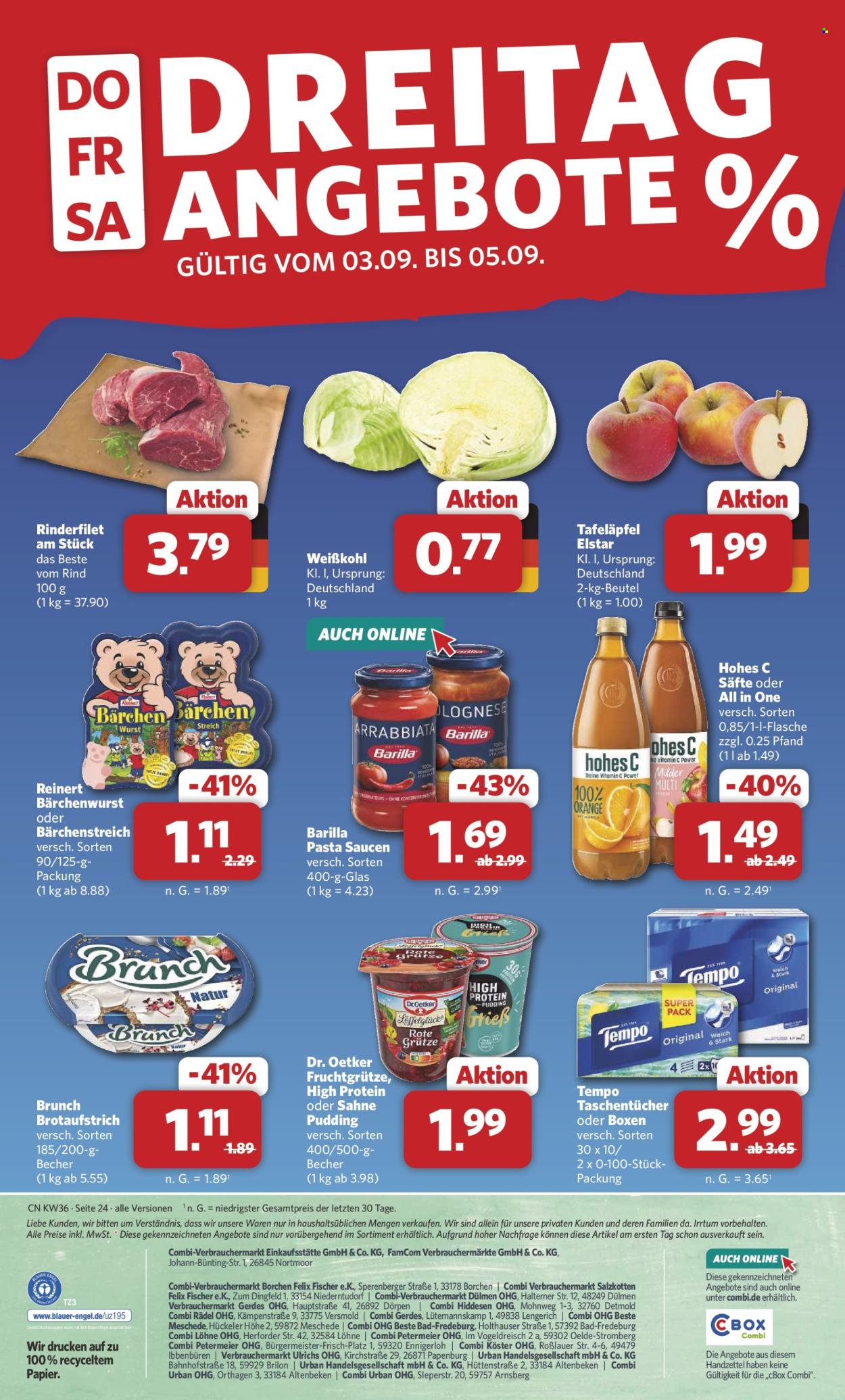 Combi Prospekte  - 31.08.2026 - 5.09.2026. Seite 26