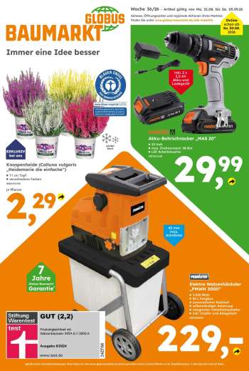 thumbnail - Globus Baumarkt Prospekt
