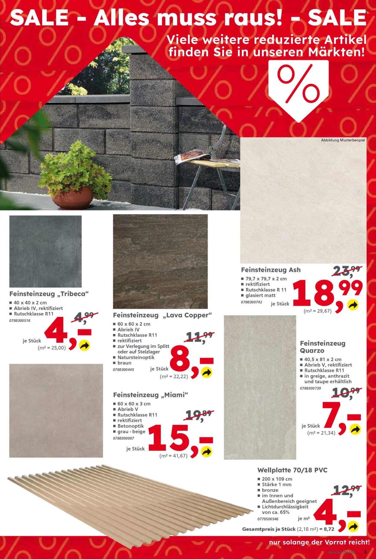 Globus Baumarkt Prospekte  - 31.08.2026 - 5.09.2026. Seite 3