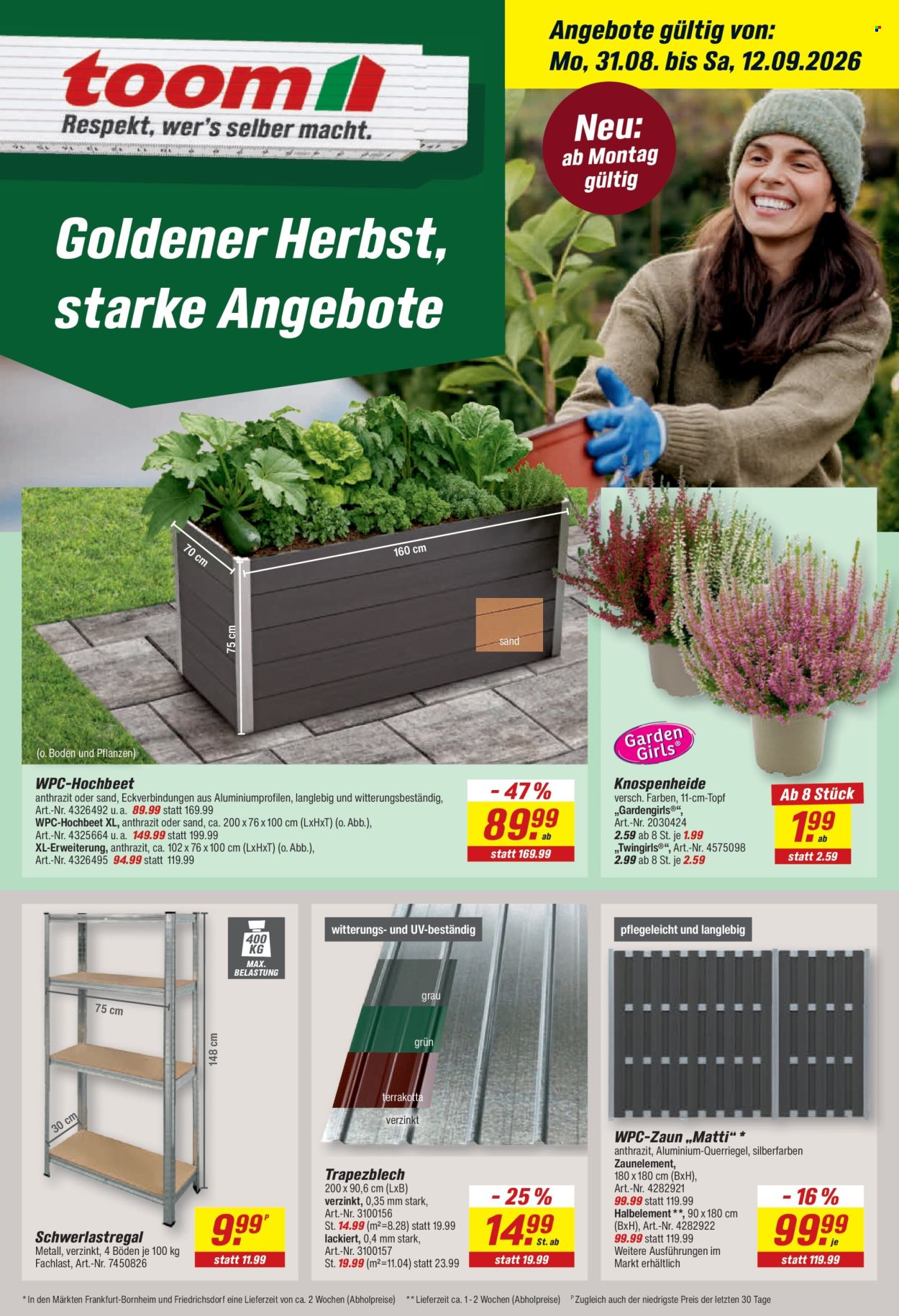 toom Baumarkt Prospekte  - 31.08.2026 - 12.09.2026. Seite 3