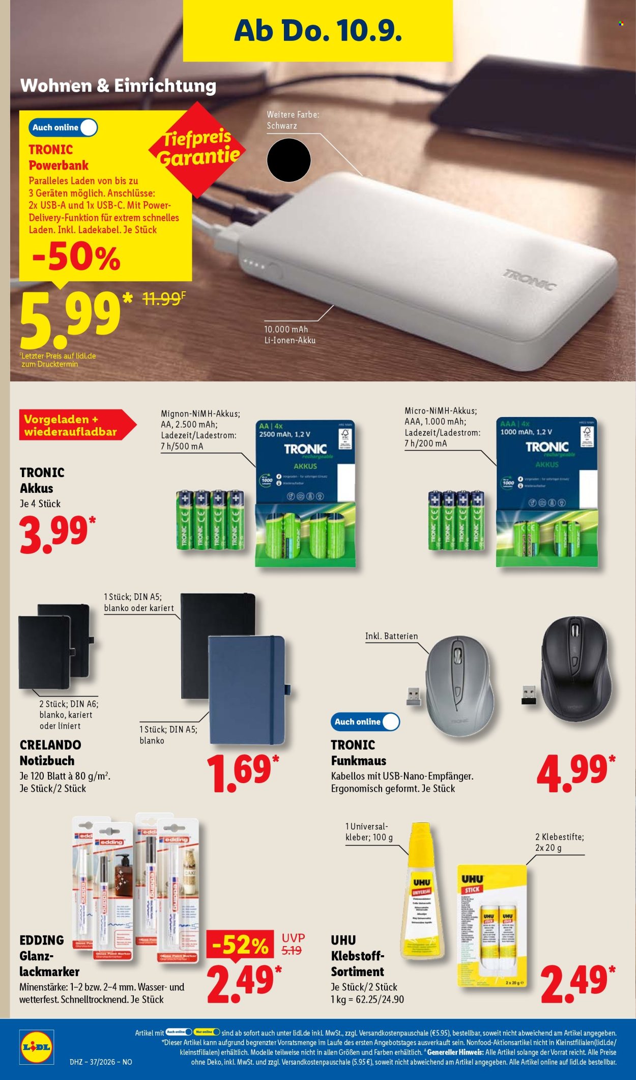 Lidl Prospekte  - 7.09.2026 - 12.09.2026. Seite 50