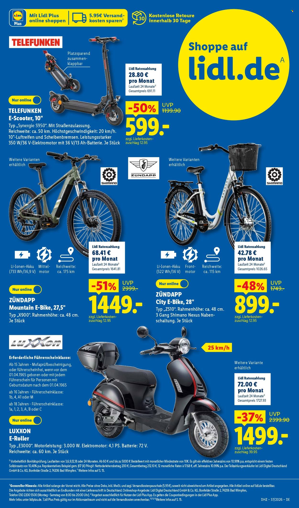 Lidl Prospekte  - 7.09.2026 - 12.09.2026. Seite 39