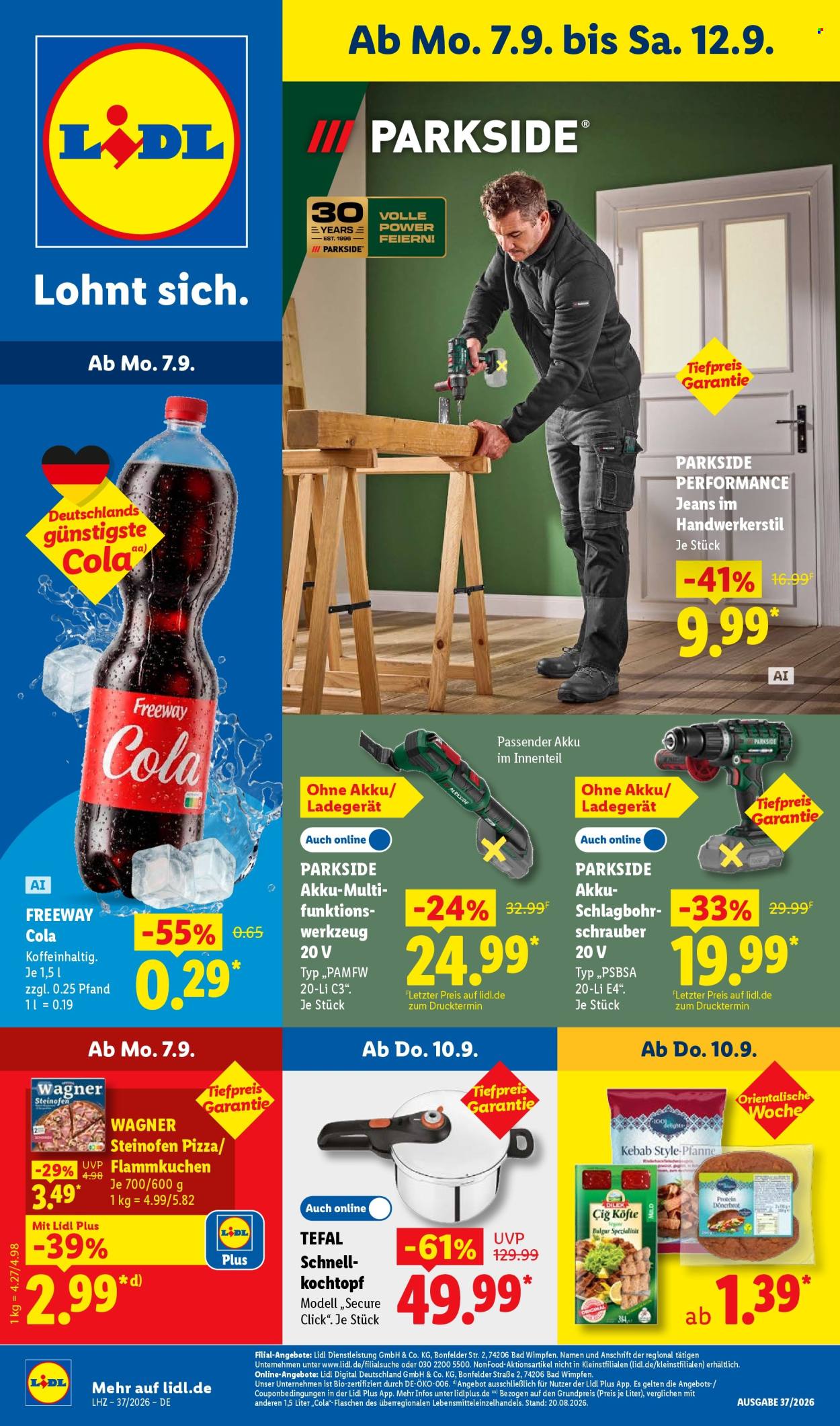 Lidl Prospekte  - 7.09.2026 - 12.09.2026. Seite 1