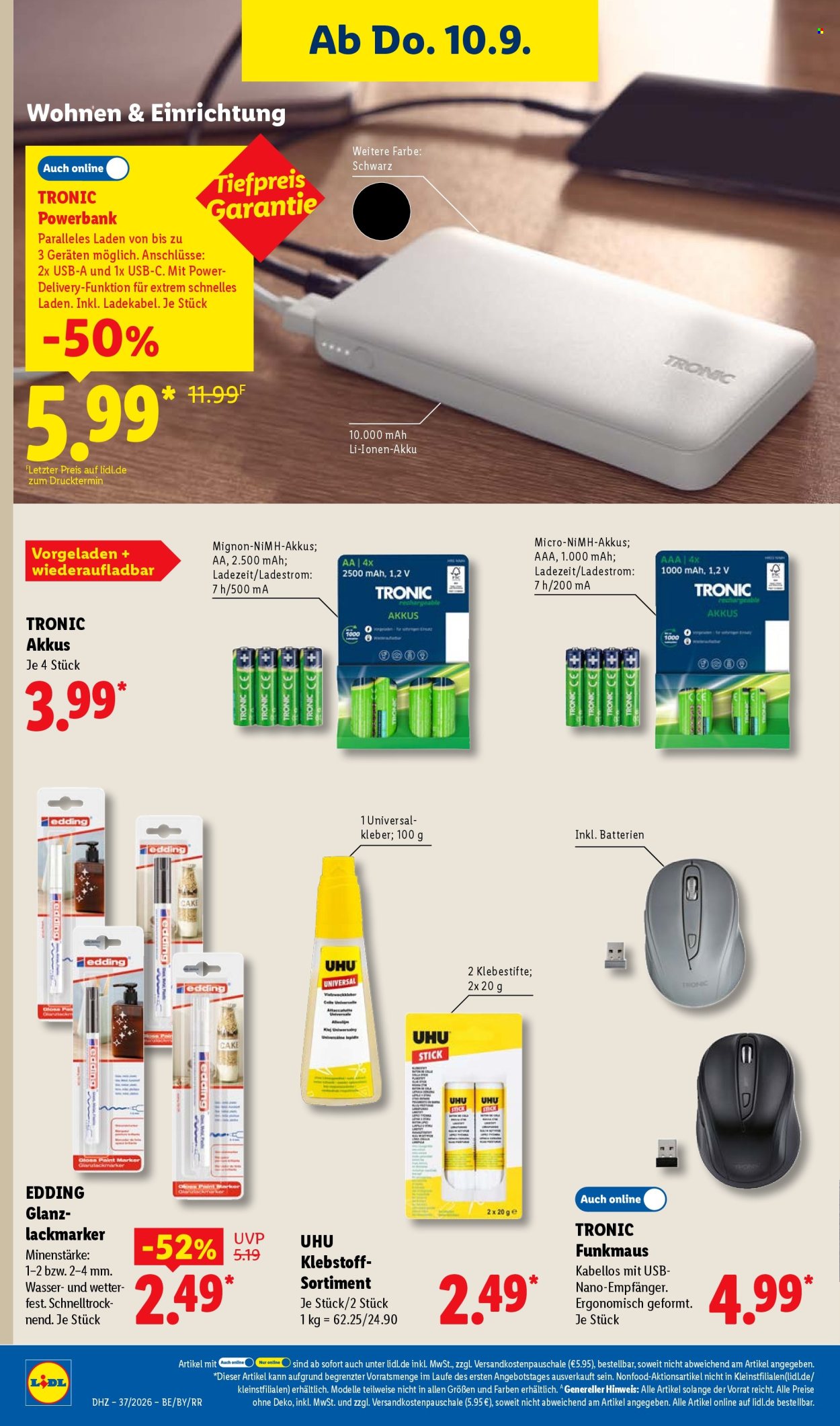 Lidl Prospekte  - 7.09.2026 - 12.09.2026. Seite 50