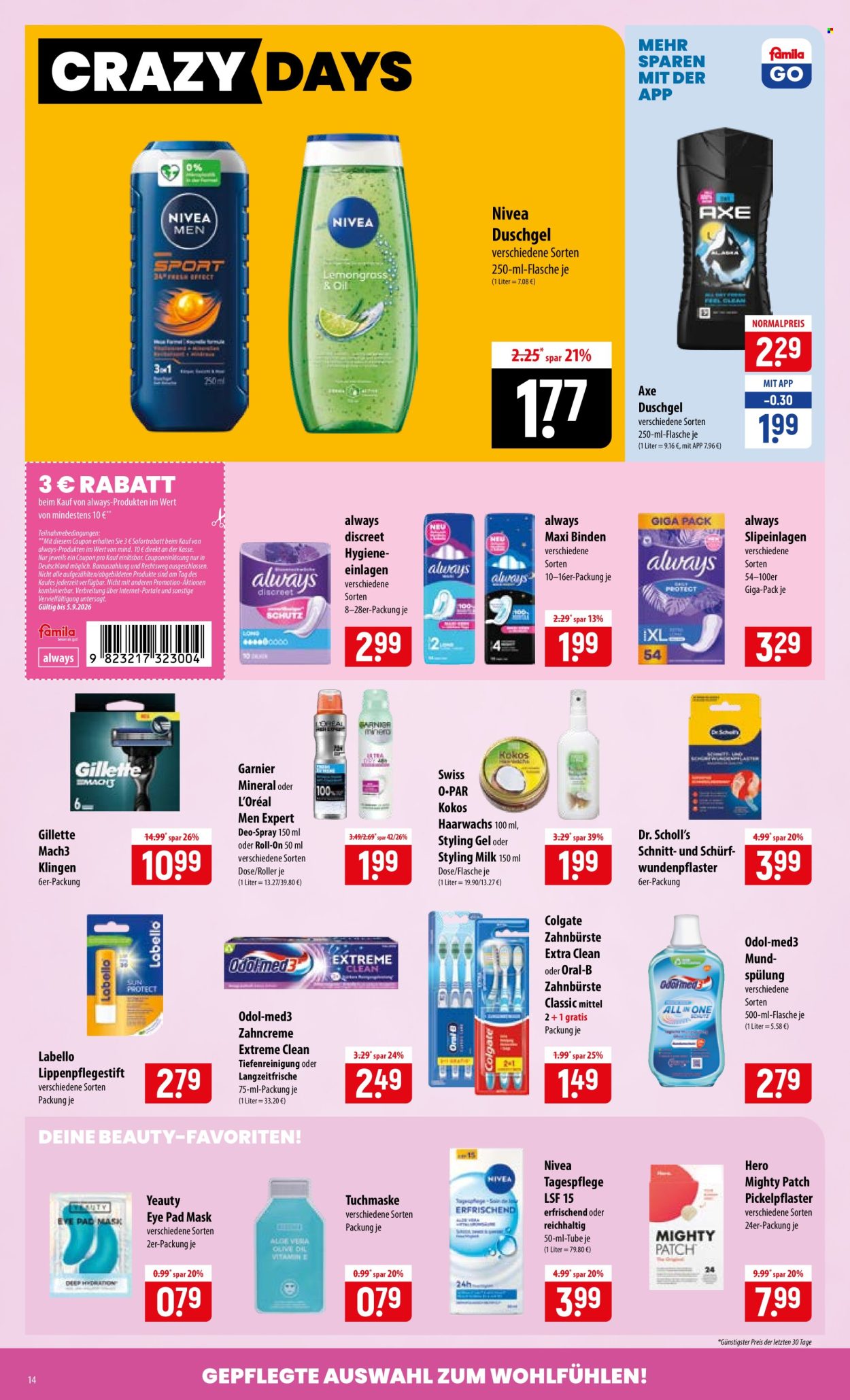 famila Prospekte  - 31.08.2026 - 5.09.2026. Seite 14