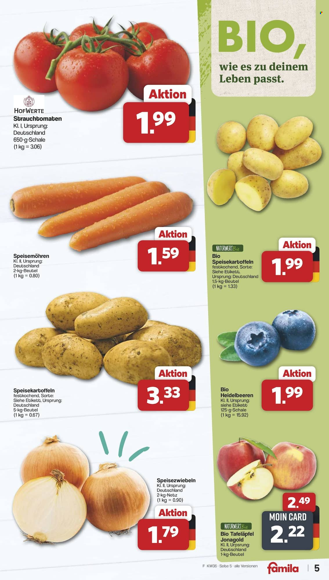 famila Prospekte  - 31.08.2026 - 5.09.2026. Seite 5
