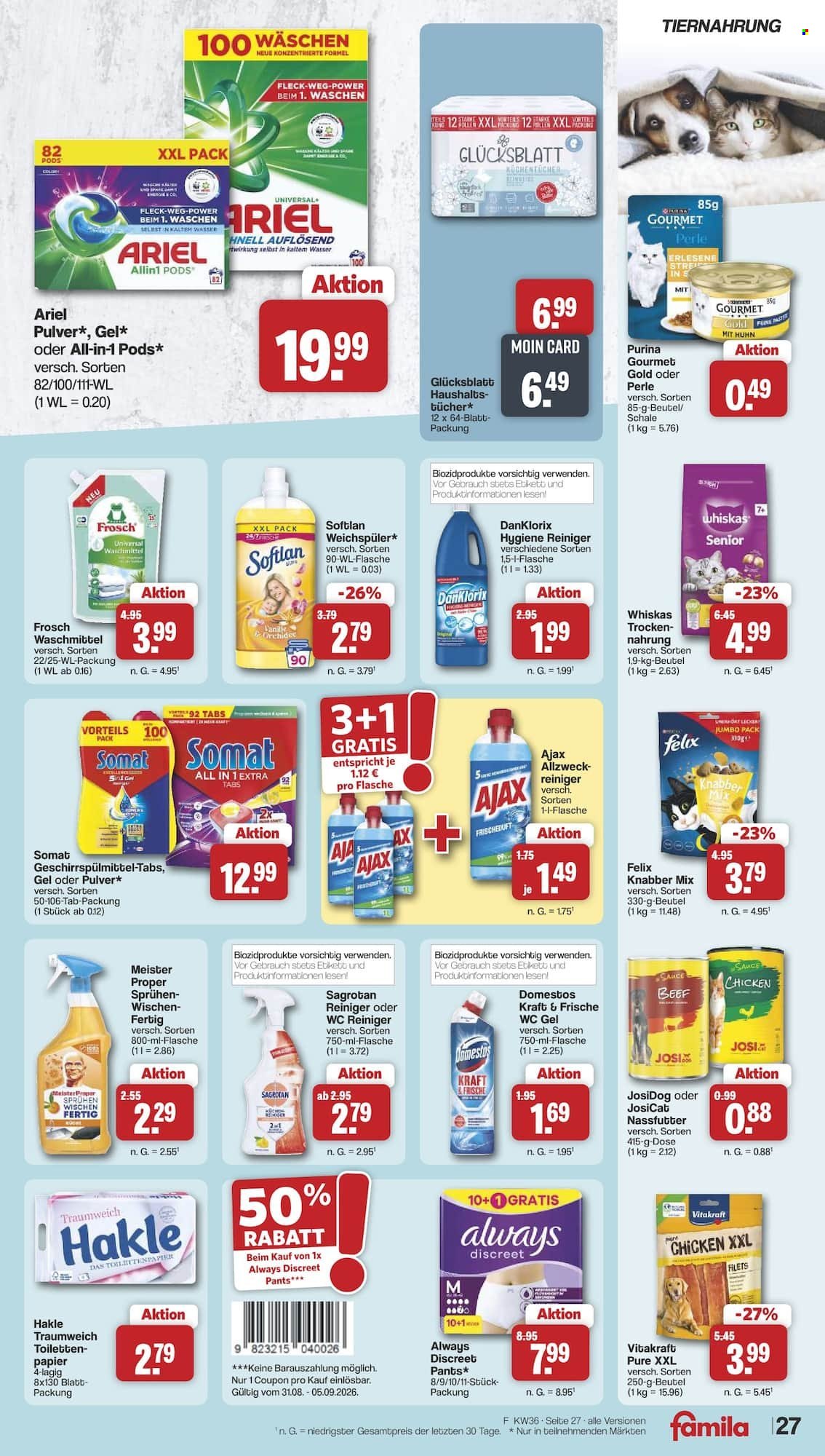 famila Prospekte  - 31.08.2026 - 5.09.2026. Seite 29