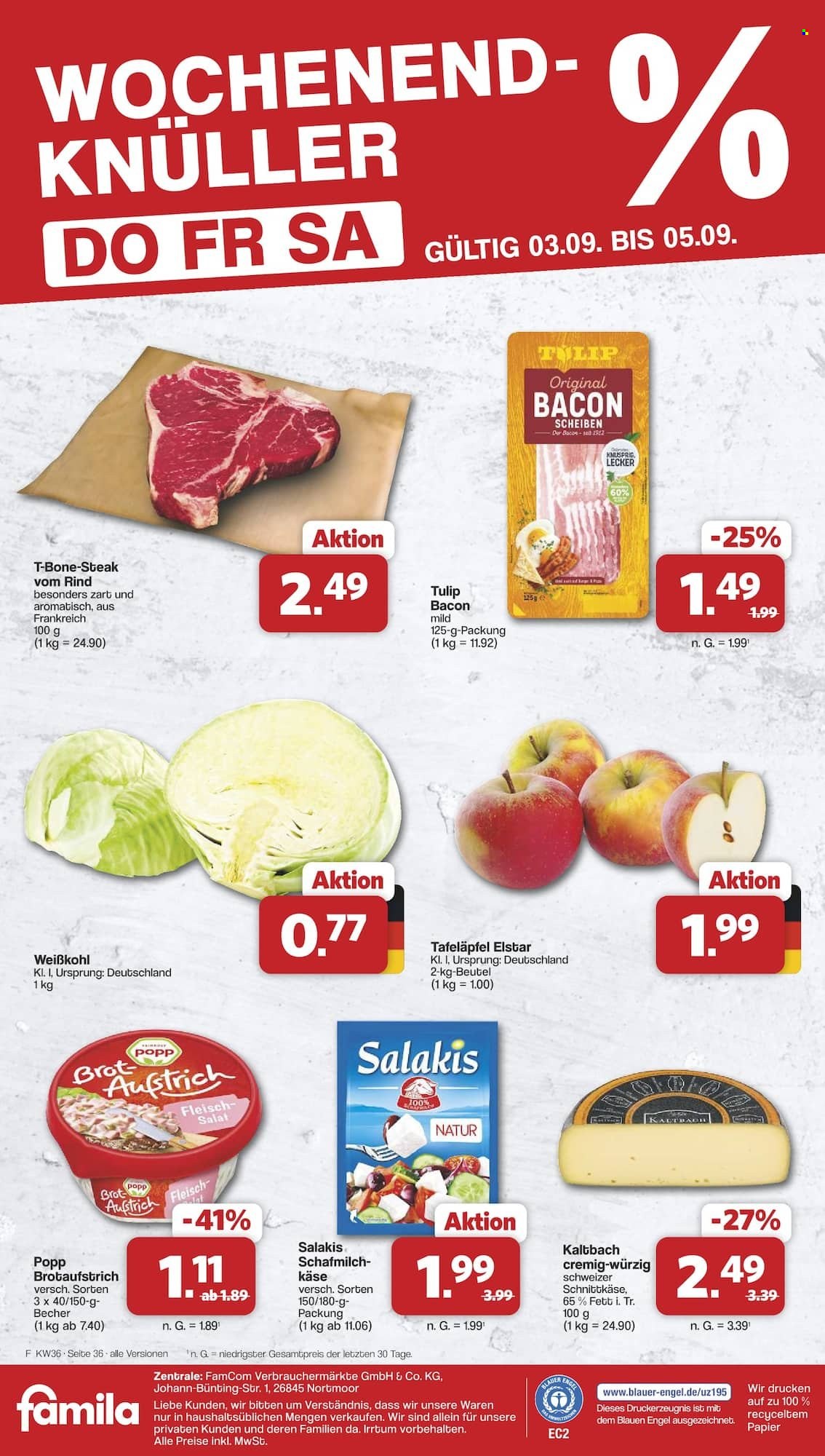 famila Prospekte  - 31.08.2026 - 5.09.2026. Seite 38