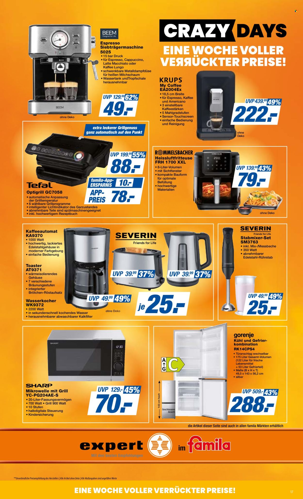 famila Prospekte  - 31.08.2026 - 5.09.2026. Seite 17