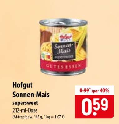 Hofgut Sonnen-Mais