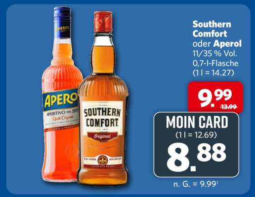 Southern Comfort oder Aperol