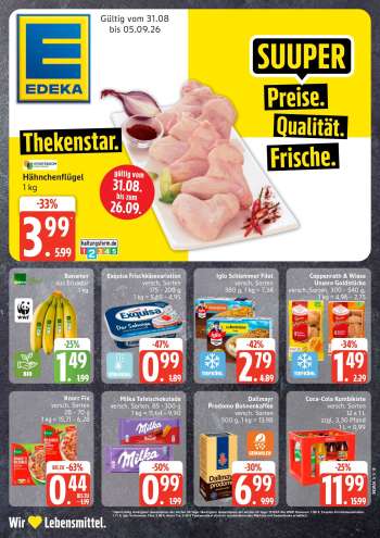 Prospekte Edeka - 31.08.2026 - 5.09.2026.