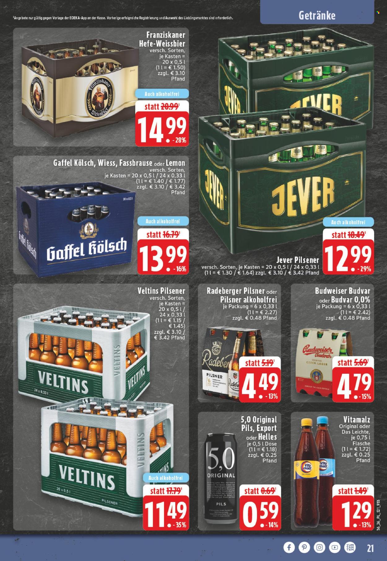 Edeka Prospekte  - 31.08.2026 - 5.09.2026. Seite 21