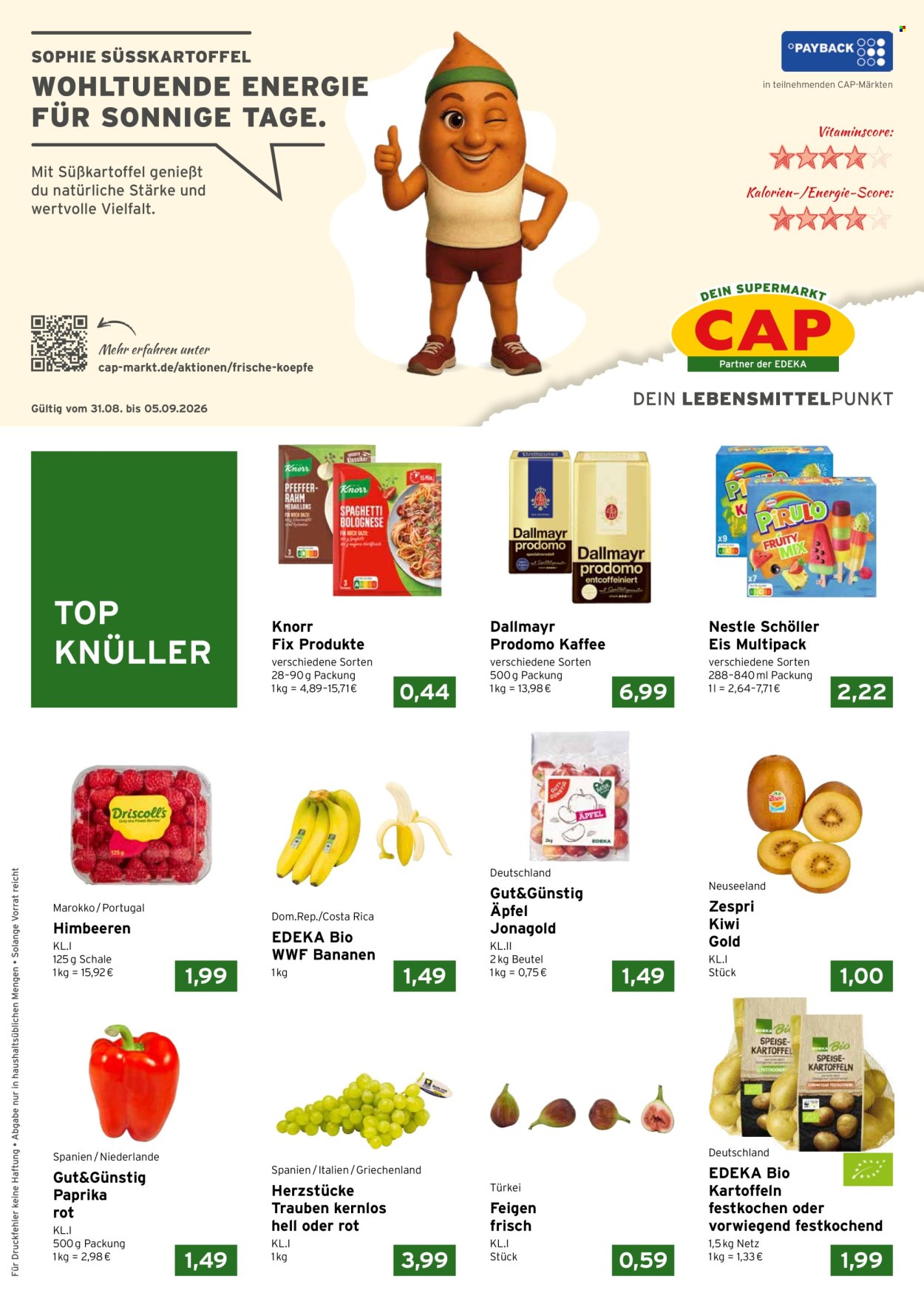 CAP-Markt Prospekte  - 31.08.2026 - 5.09.2026. Seite 1