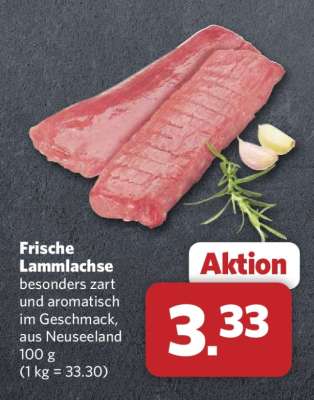 Frische Lammlachse