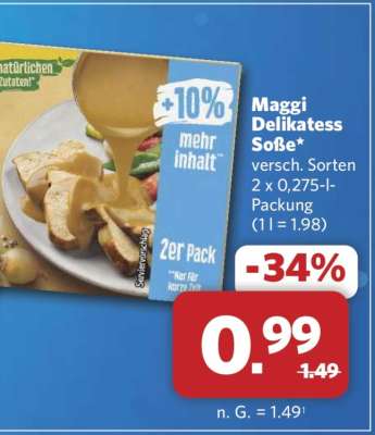 Maggi Delikatess Soße