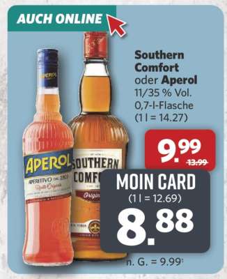 Southern Comfort oder Aperol