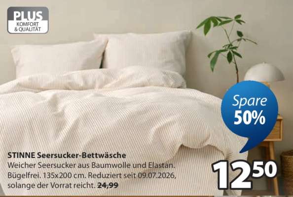 STINNE Seersucker-Bettwäsche