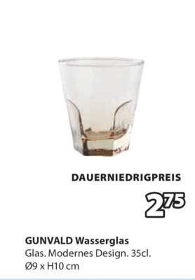 GUNVALD Wasserglas