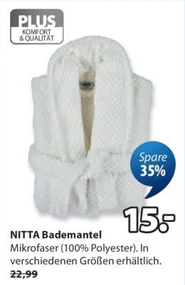 NITTA Bademantel