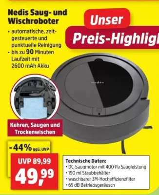 Nedis Saug- und Wischroboter