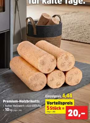 Premium-Holzbriketts*