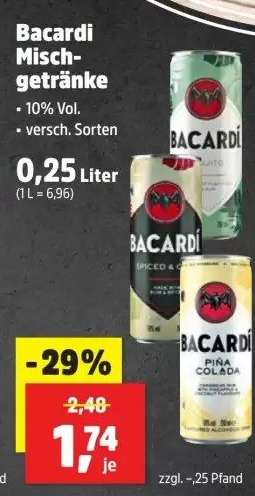 Bacardi Mischgetränke