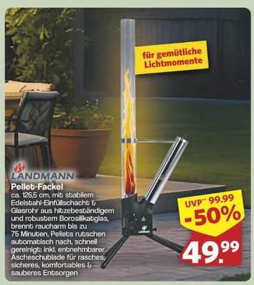 Pellet-Fackel