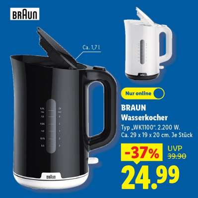 BRAUN Wasserkocher