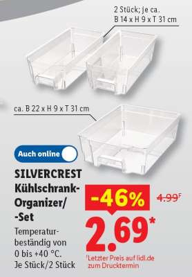 SILVERCREST Kühlschrank-Organizer/-Set