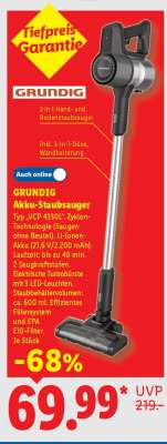Grundig Akku-Staubsauger