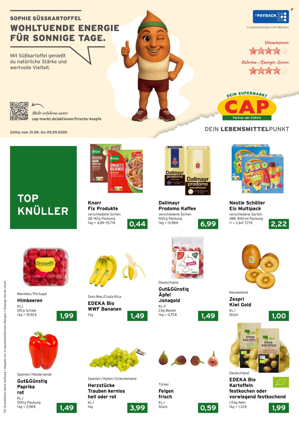 CAP-Markt Prospekte  - 31.08.2026 - 5.09.2026. Seite 1