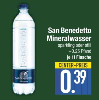 San Benedetto Mineralwasser