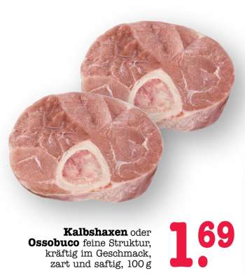 Kalbshaxen oder Ossobuco