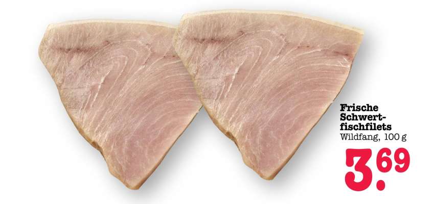 Frische Schwertfischfilets
