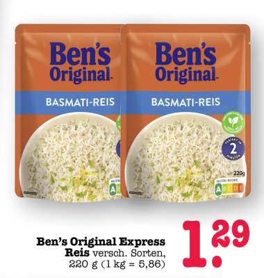 Ben’s Original Express Reis*