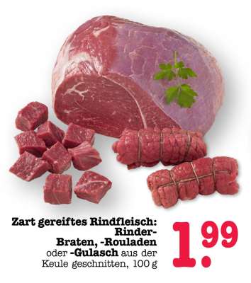 Zart gereiftes Rindfleisch