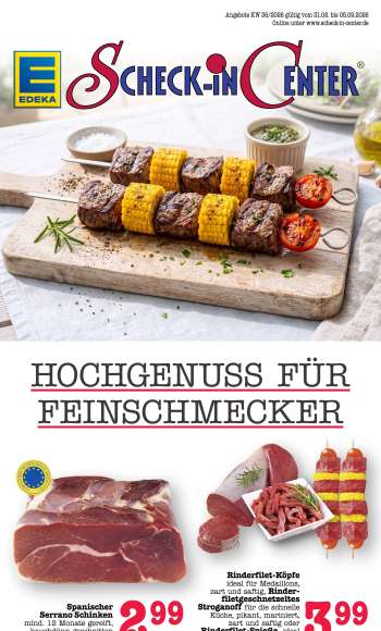 Prospekte Scheck-in - 31.08.2026 - 5.09.2026.